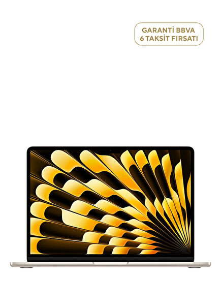 MacBook Air 13" M4 Çip 10 Çekirdekli CPU 8 Çekirdekli GPU 16GB Bellek 256GB SSD Yıldız Işığı Laptop MW0Y3TU/A