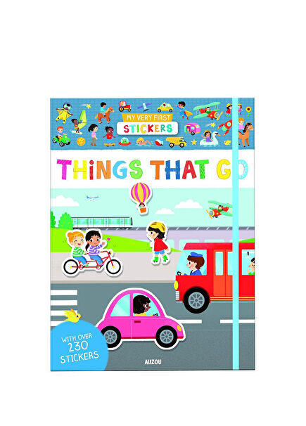 My Very First Stickers Things That Go Children's Foreign Language Book