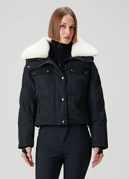 But Navy Blue Ski Jacket