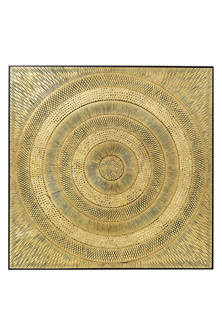 Art Circle Gold Object Resim 120x120cm