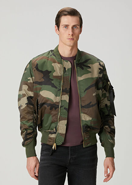 Camouflage Patterned Coat