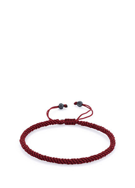 Knot Oxide Bordo Erkek Bileklik