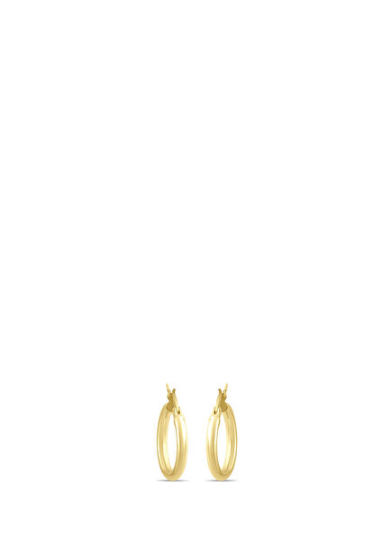 14K Gold Hoop Women's Earrings