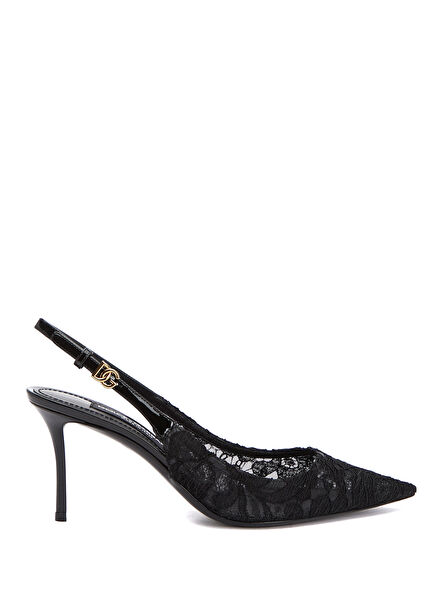 Black Lace Heels
