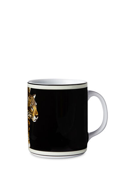 Leopar Baskılı Porselen Kupa