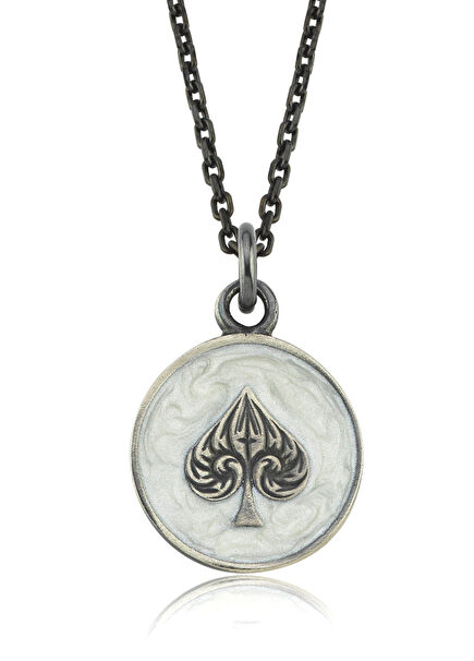 The Spadara Men's Oxide Silver Necklace