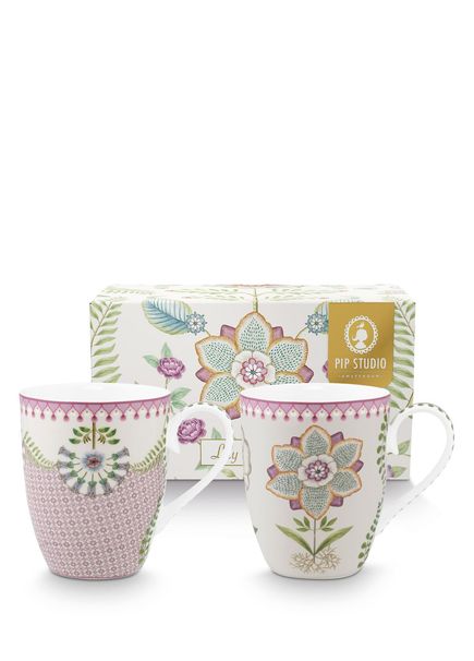 Lily & Lotus İkili Porselen Kupa