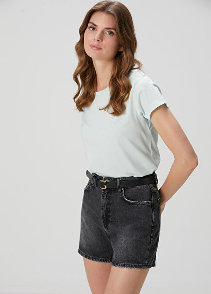 Light Blue Flowing T-Shirt