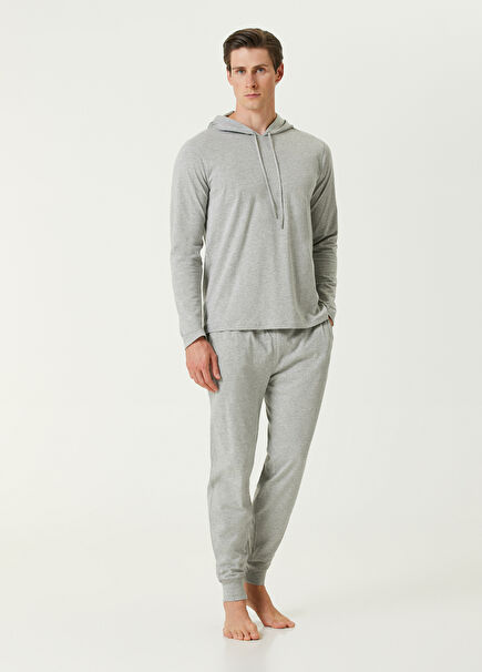 Grey Jogger Pajama Bottoms