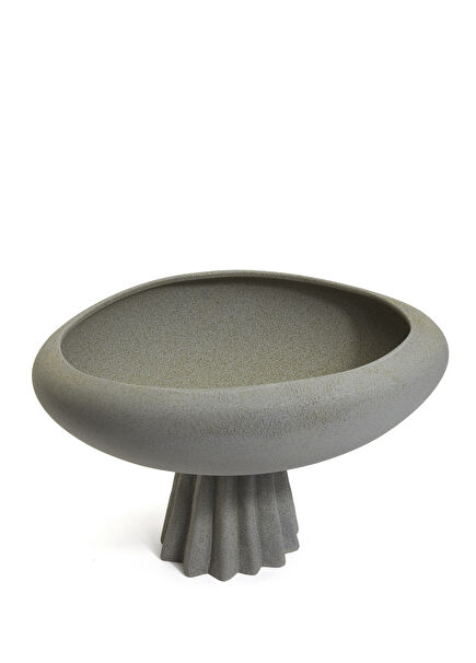 Petra Footed Brown Decorative Bowl