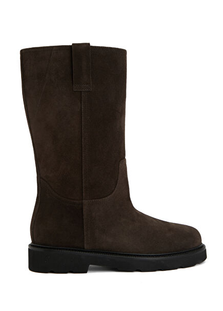 Dark Brown Women's Suede Boots