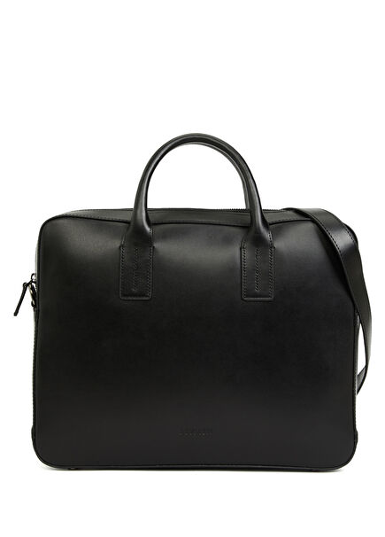 Siyah Erkek Deri Laptop Çantası