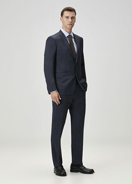 Lacivert Yün Takım Elbise