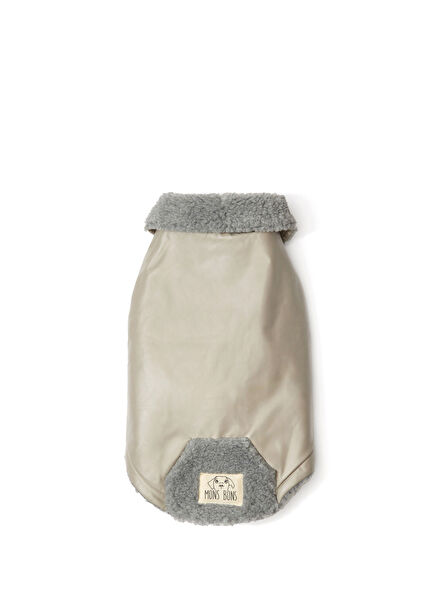 Blanche Bej Çift Taraflı Kışlık Köpek Ceket