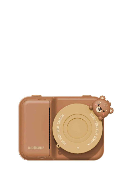Zoo Family Bear P2 Çocuk Dijital Kamera ve Fotoğraf Makinesi 
