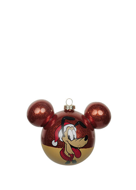 Pluto Glass Christmas Tree Ornament