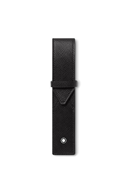 Sartorial Black Leather 1-Pen Pouch