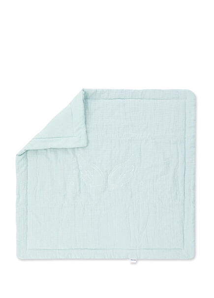 Mint Müslin Pamuklu Bebek Battaniyesi