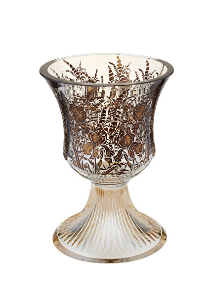 Orchid Crystal Candle Holder