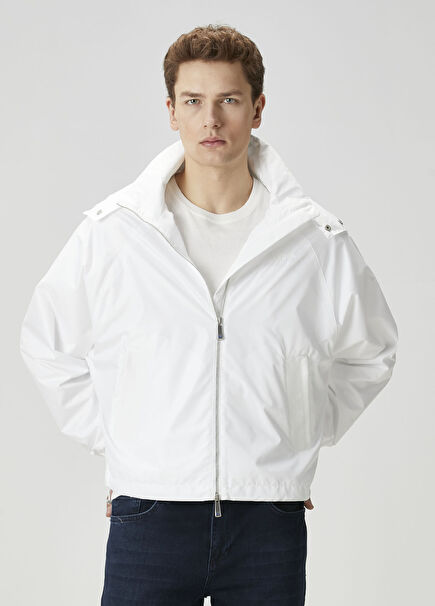 White Hooded Coat