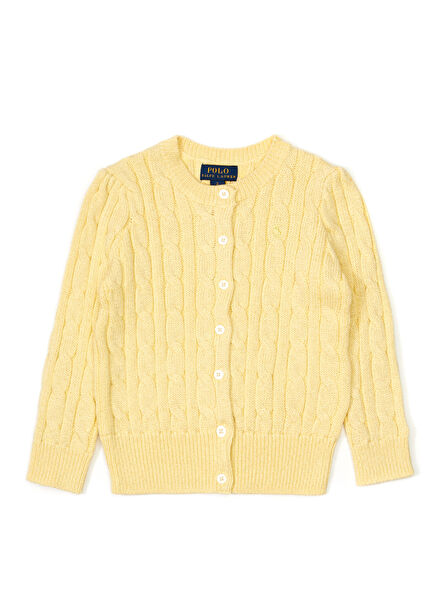 Sarı Kız Çocuk Hırka