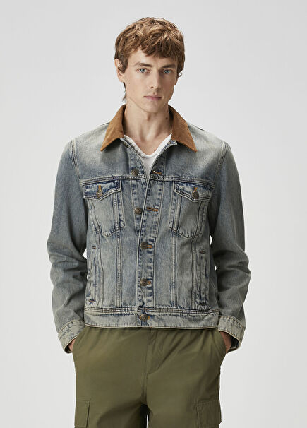 Bases Açık Mavi Denim Ceket