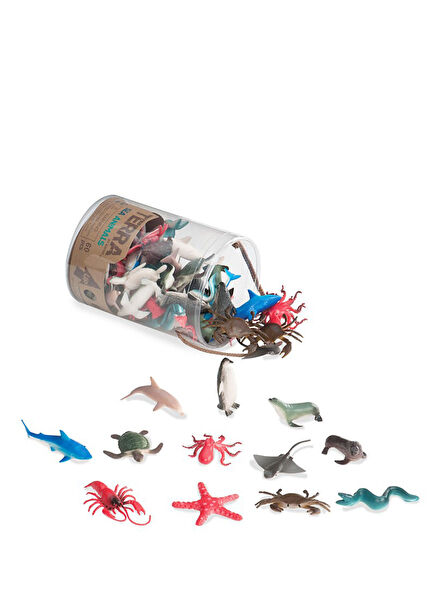 Sea Creatures 60 Piece Small Playset