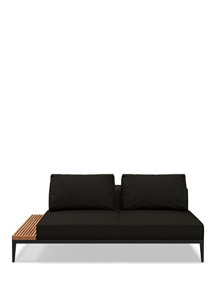 Grid Tik Ağacı Sol Sağ Sehpalı Modül Bahçe Kanepsei