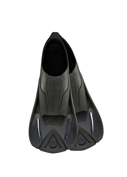 Microfin Siyah Unisex Sert Taban Kısa Palet