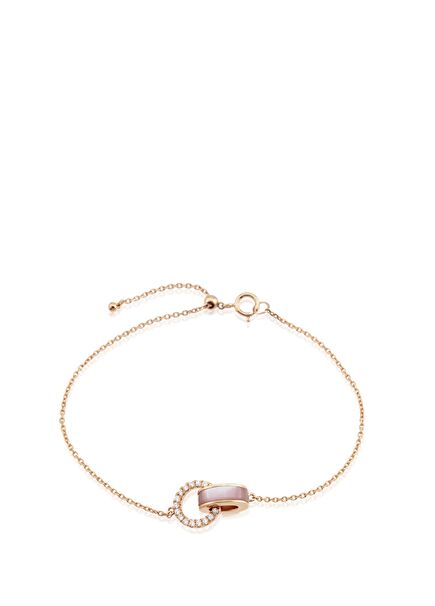 Sedef Taşlı Kadın Altın Bileklik