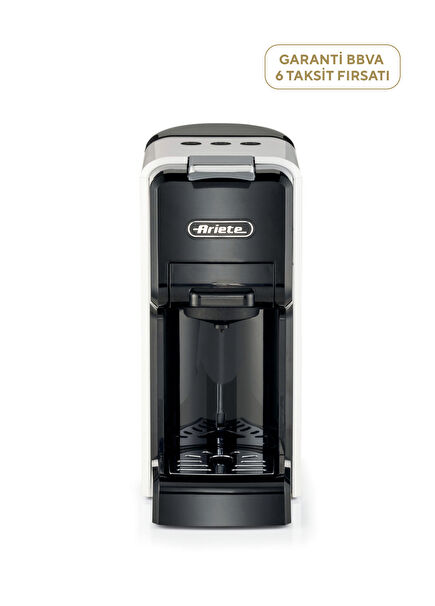 Çok Fonksiyonlu Kapsül Pod ve Öğütülmüş Kahve 4in1 Siyah Espresso Makinesi