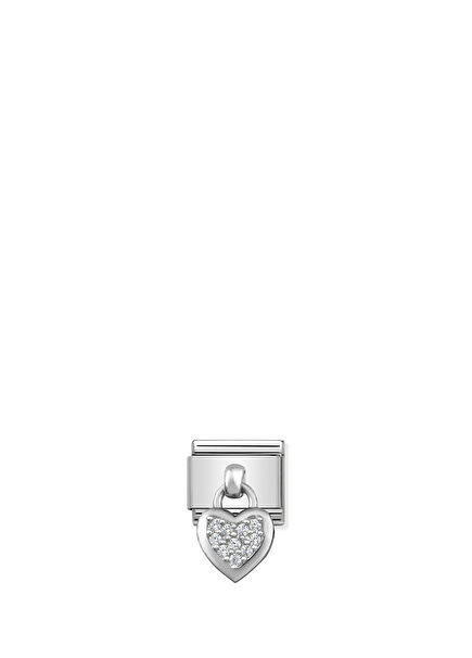 Composable Classic Heart Symbol 925 Sterling Silver Charm
