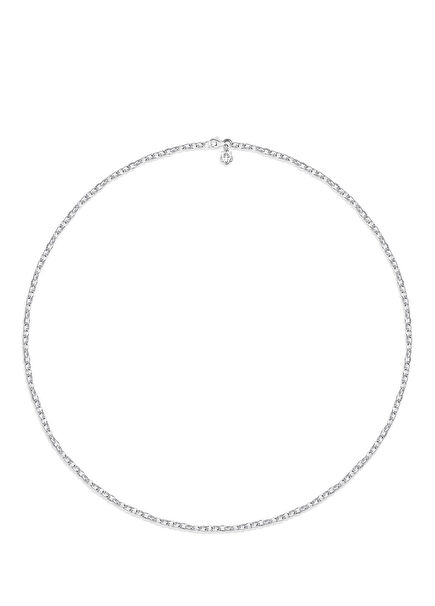 Tiger Charm 925 Sterling Silver Rio Chain Unisex Necklace