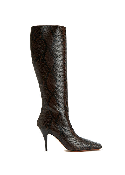 Brown Heeled Boots