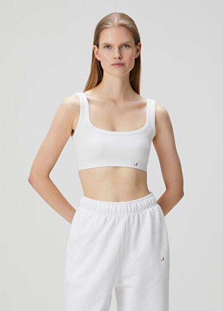 Aura Çift Katlı Modal Beyaz Bra