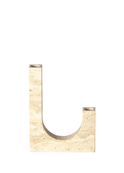 Cream Natural Stone Candle Holder