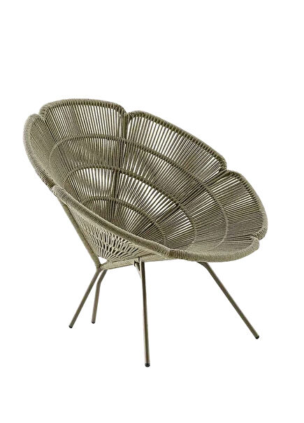 Livintwist Flo Sand Beige Aluminum Garden Chair
