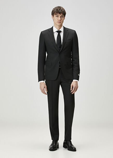 Black Wool Suit