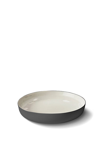 Capsule Black Ivory Porcelain Salad Bowl