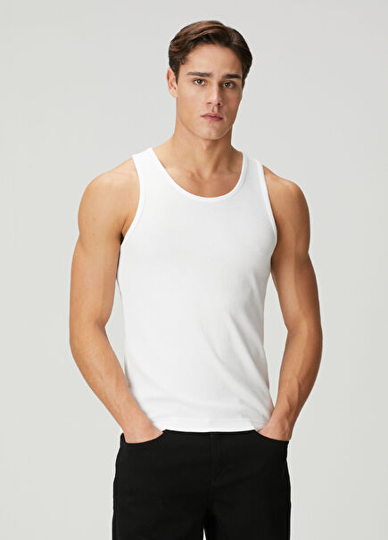 Set Of 3 White Undershirts