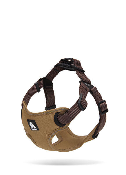 Brown Oxford Fabric Mesh Chest Harness