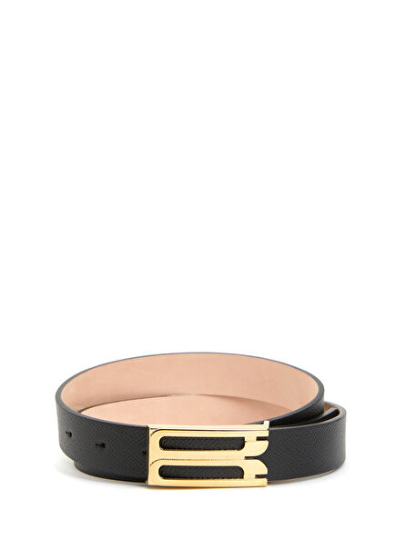 Black Womens Leather Belt
