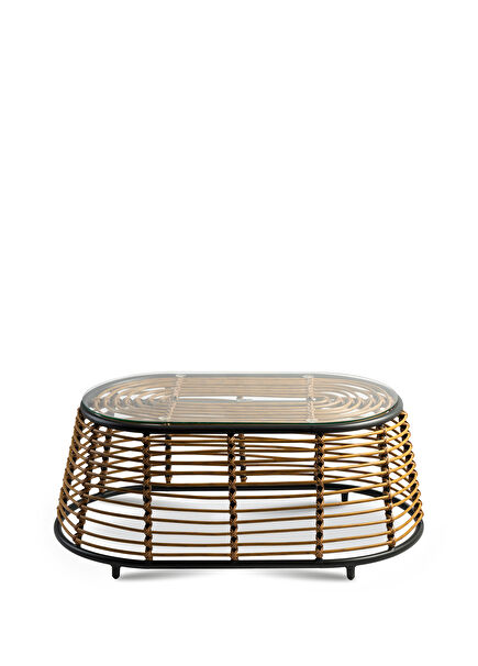 Greta Rattan Garden Side Table