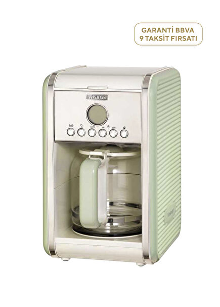 1342/04 Yeşil Vintage Filtre Kahve Makinesi