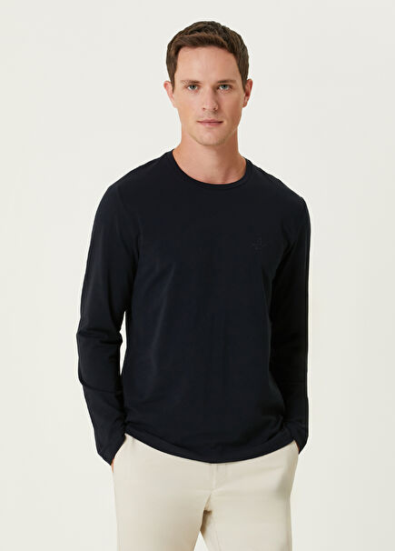 Navy Blue Long Sleeve T-Shirt