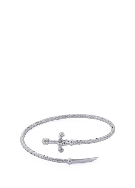 Broken Sword Bangle Erkek Gümüş Bileklik