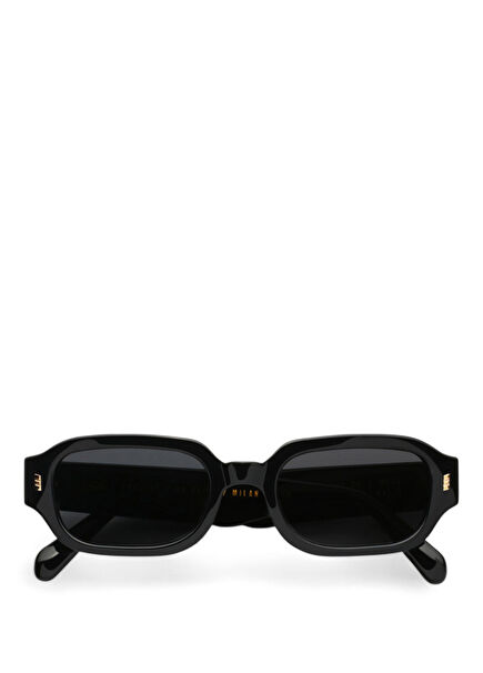 Dear Friday Black Acetate Unisex Sunglasses