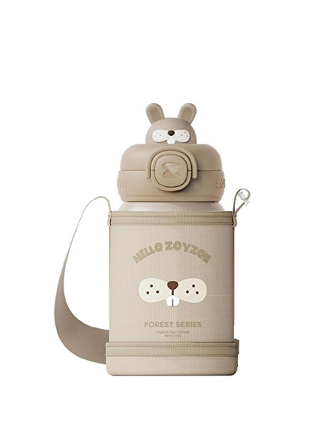 Animal Serisi Rabbit Çelik Çocuk Termos 450 ml