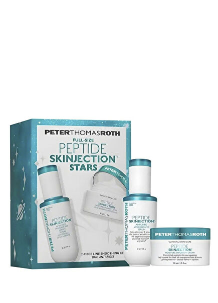 Full-Size Peptide Skinjection Stars Nemlendirici Krem ve Yaşlanma Karşıtı Serum 2'li Set