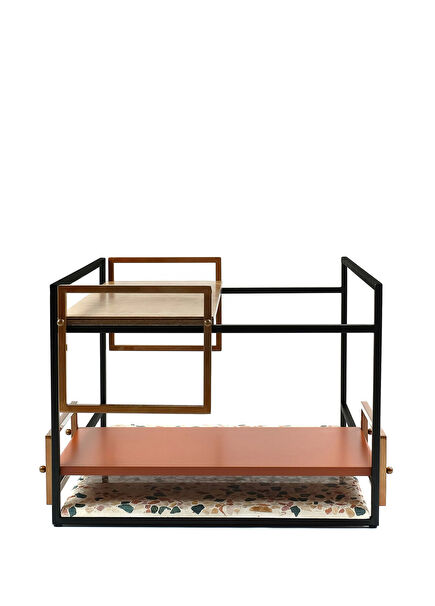 Tan Terrazzo Middle Table Case